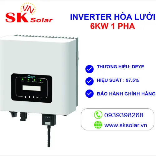 Inverter Hòa Lưới Deye 6kW - SUN-6K-G