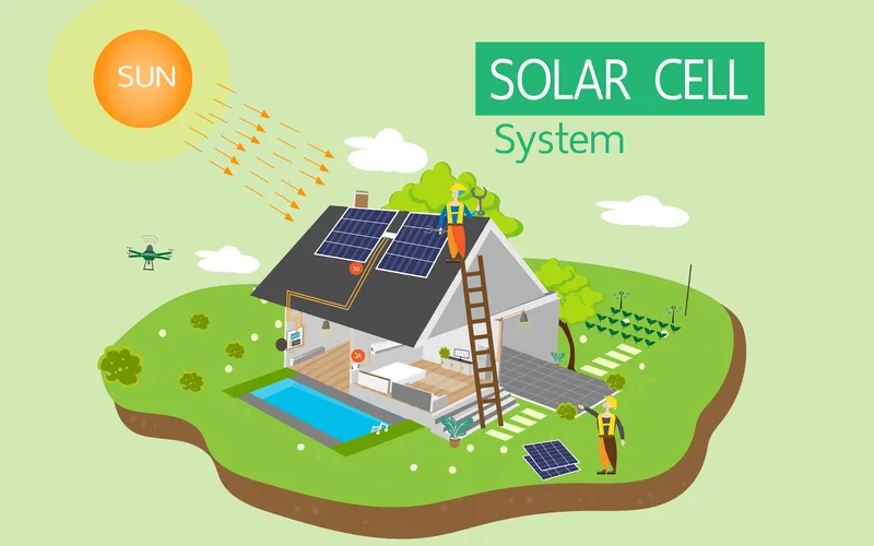 Điện năng lượng mặt trời mái nhà