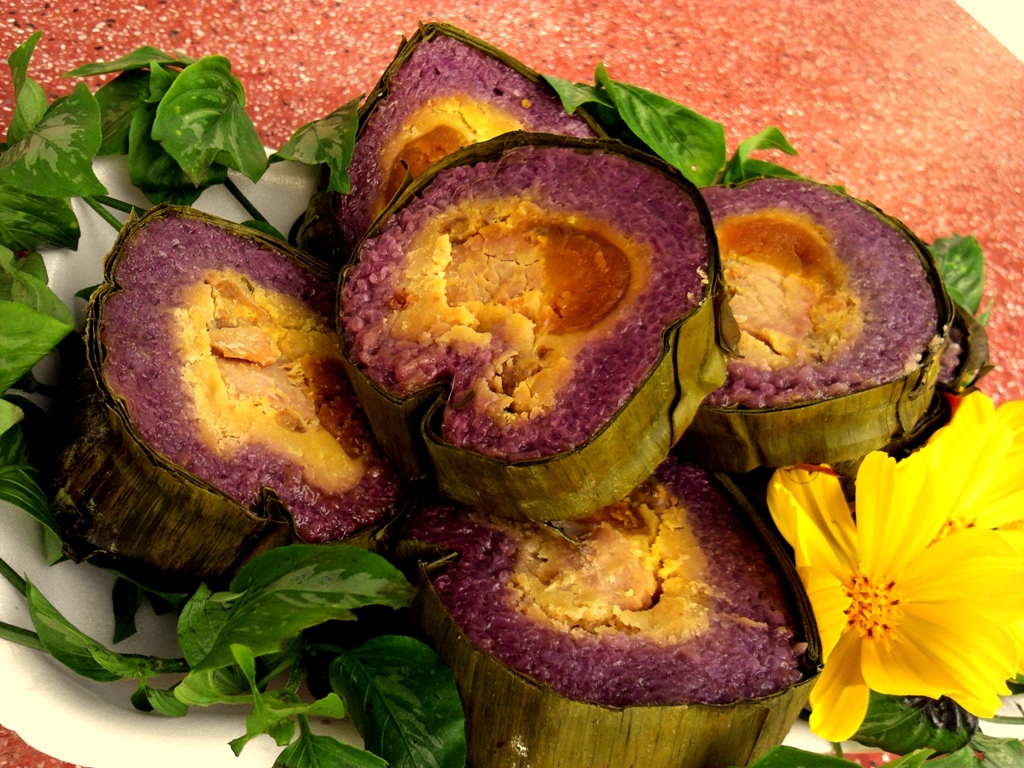 Bánh tét lá cẩm cần thơ mua ở đâu