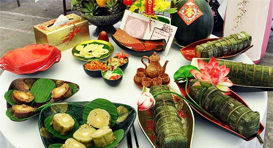 Bánh tét Trà Cuôn Hai Lý Bánh tét Trà Cuôn Hai Lý