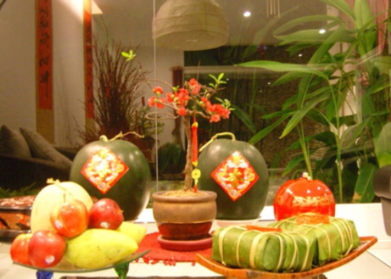 Bày trí ngày Tết