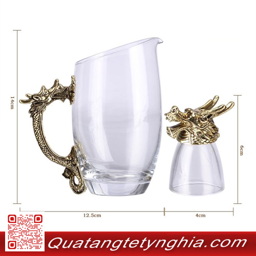 Bộ ly 12 con giáp đúc đồng Bộ ly 12 con giáp đúc đồng