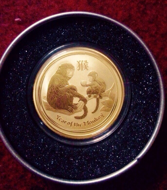 Đồng xu vàng con khỉ Đồng xu vàng con khỉ