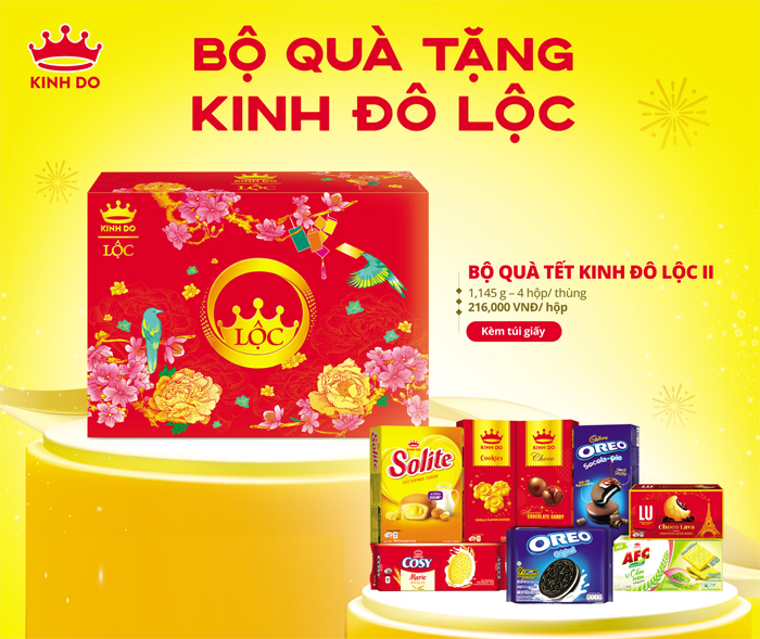 Hộp quà Tết Kinh Đô Lộc 2