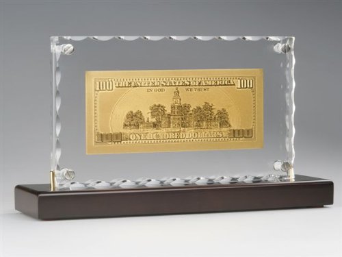 Quà tặng mạ vàng 100 usd Quà tặng mạ vàng 100 usd