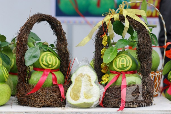 Quà tết bưởi hồ lô tài lộc