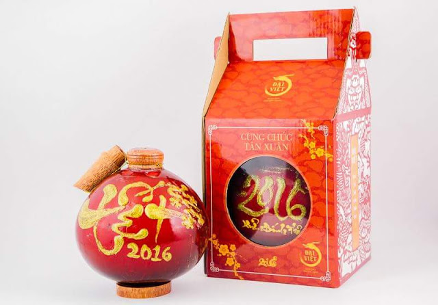 Rượu dừa trái tết Rượu dừa trái tết