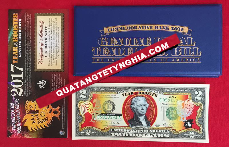 tiền 2 usd con gà tiền 2 usd con gà