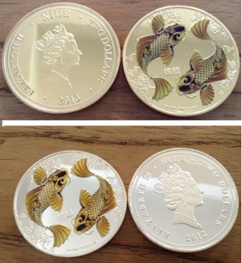 Tiền xu cá chép Tiền xu cá chép