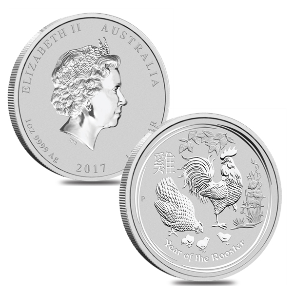 Xu con gà mạ bạc Xu con gà mạ bạc