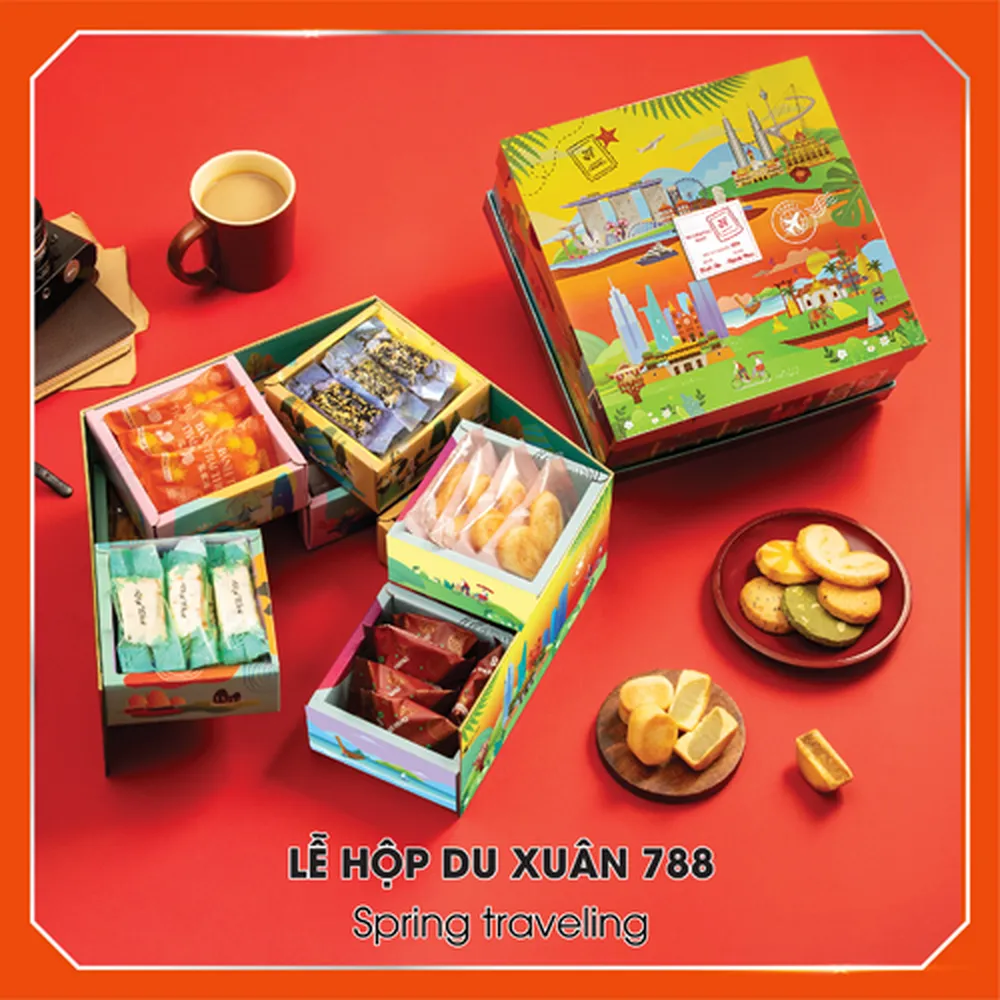 Hộp quà tết Du Xuân Đại Phát 788