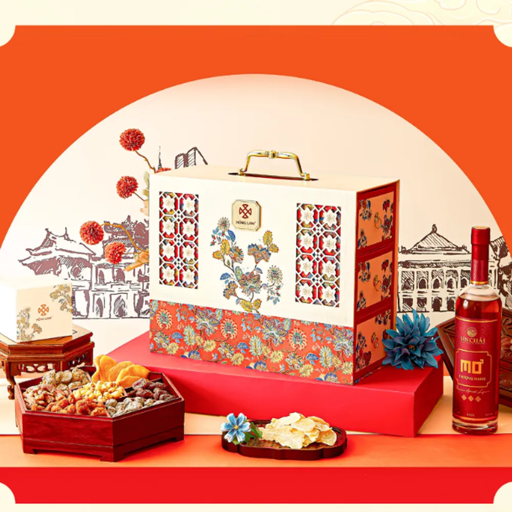 Hộp quà tết Hồng Lam 1