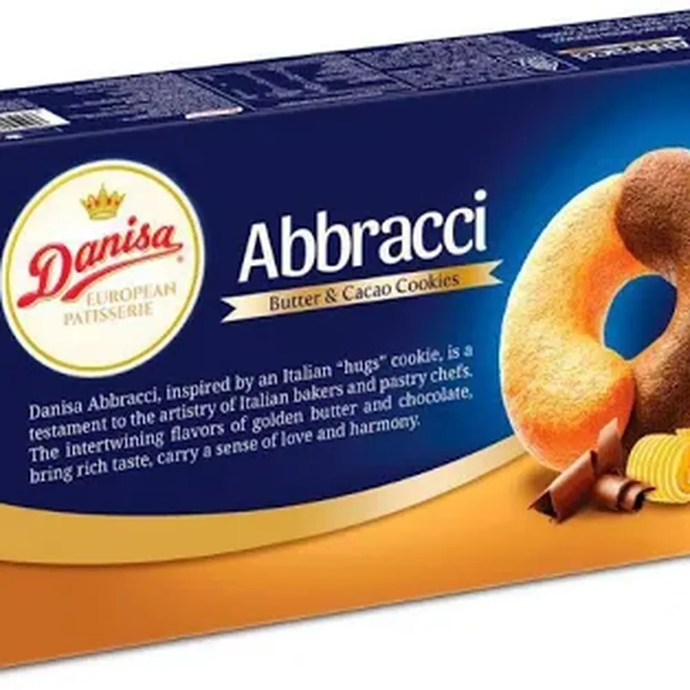 Bánh quy bơ cacao Danisa Abbracci 168g