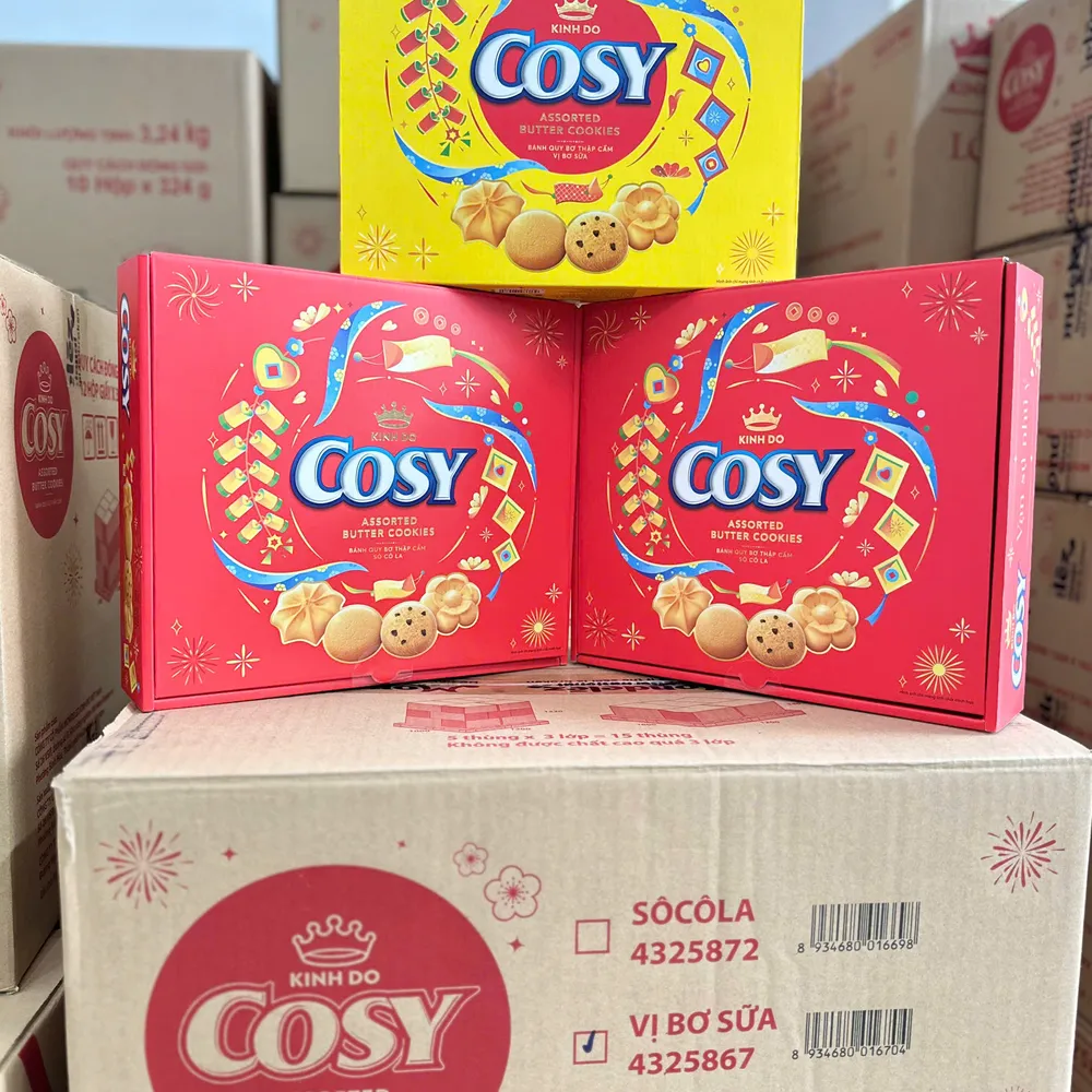 Bánh quy bơ thập cẩm socola 390g