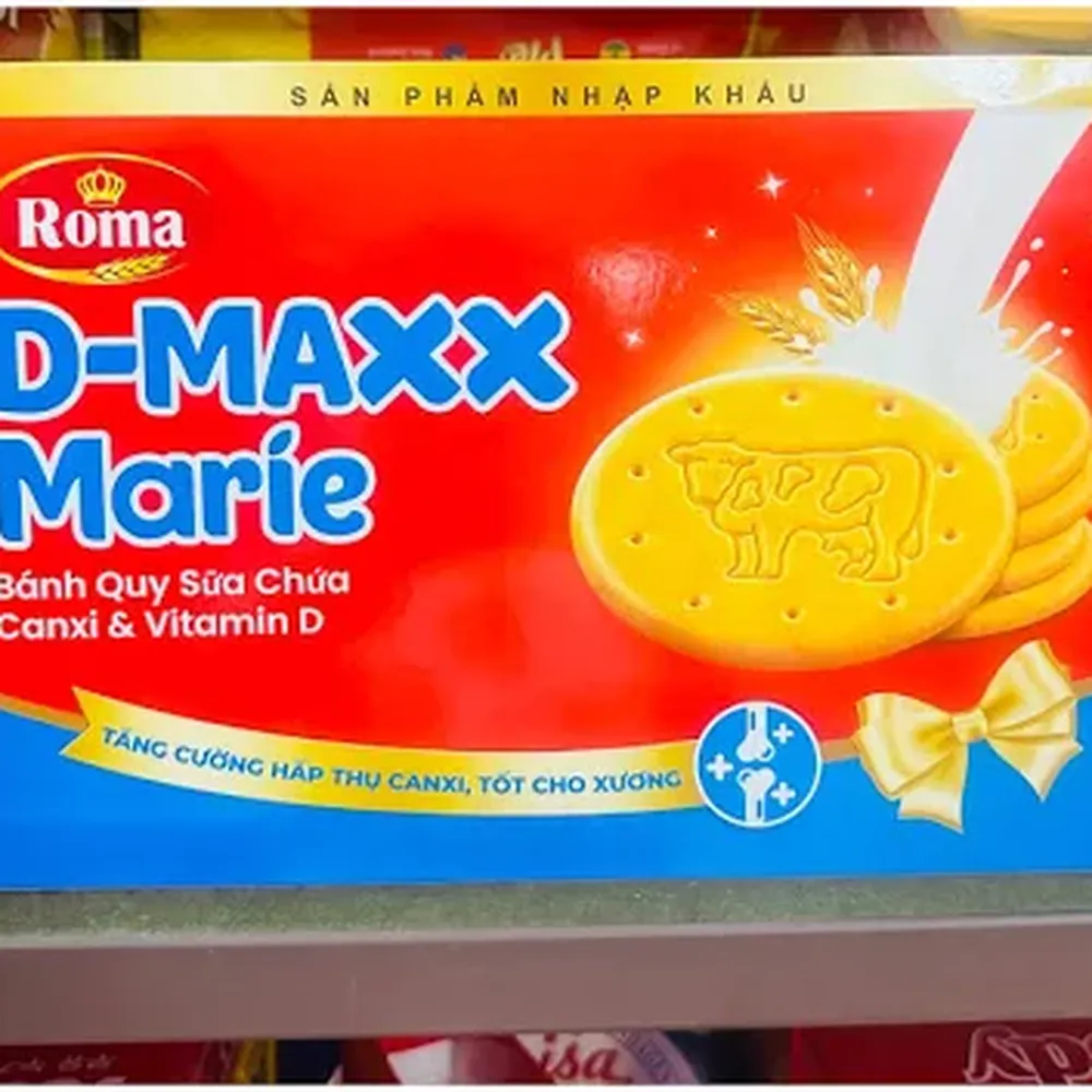 Bánh quy sữa D-maxx Marie 528g - Hộp quà Tết