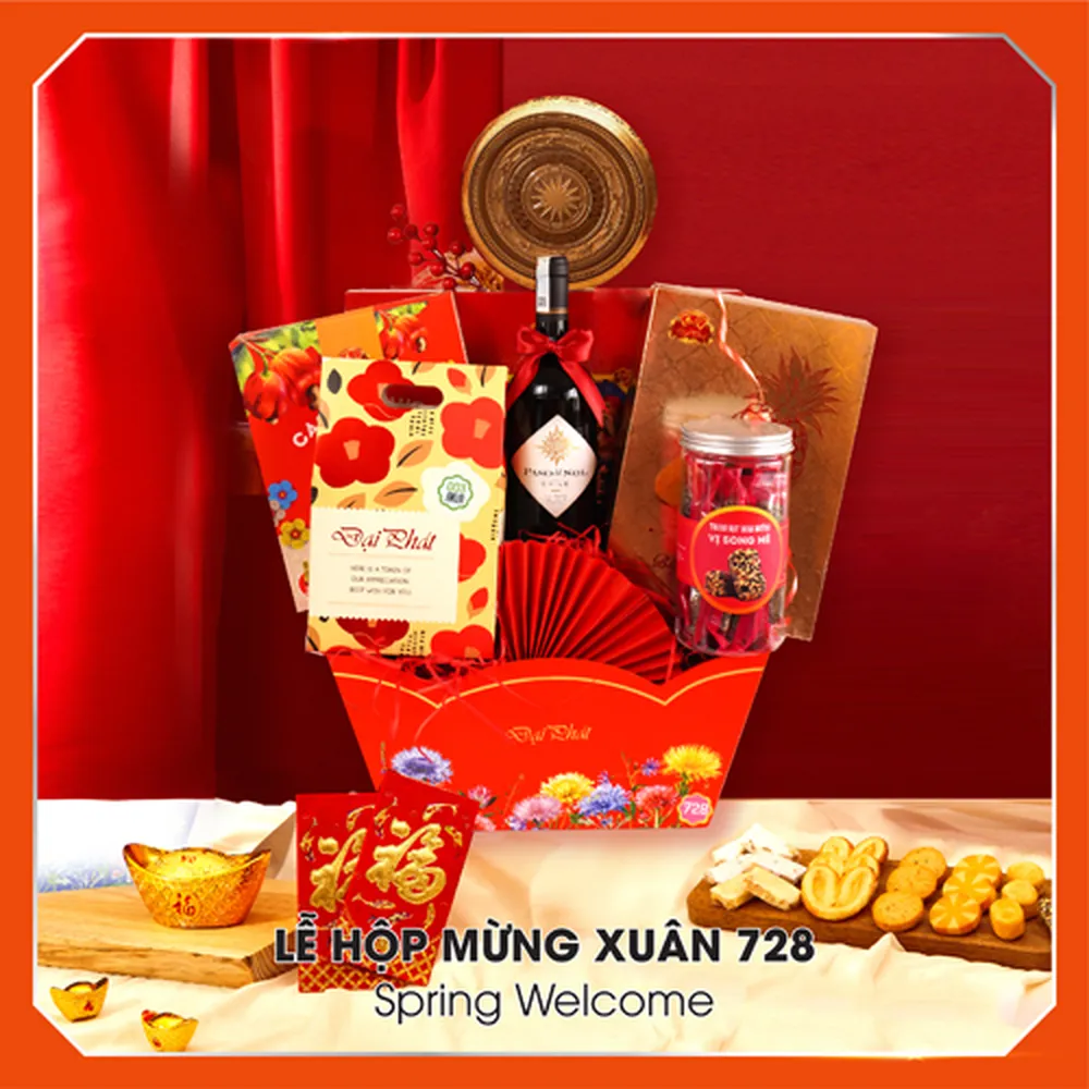 Giỏ quà Tết Đại Phát 728