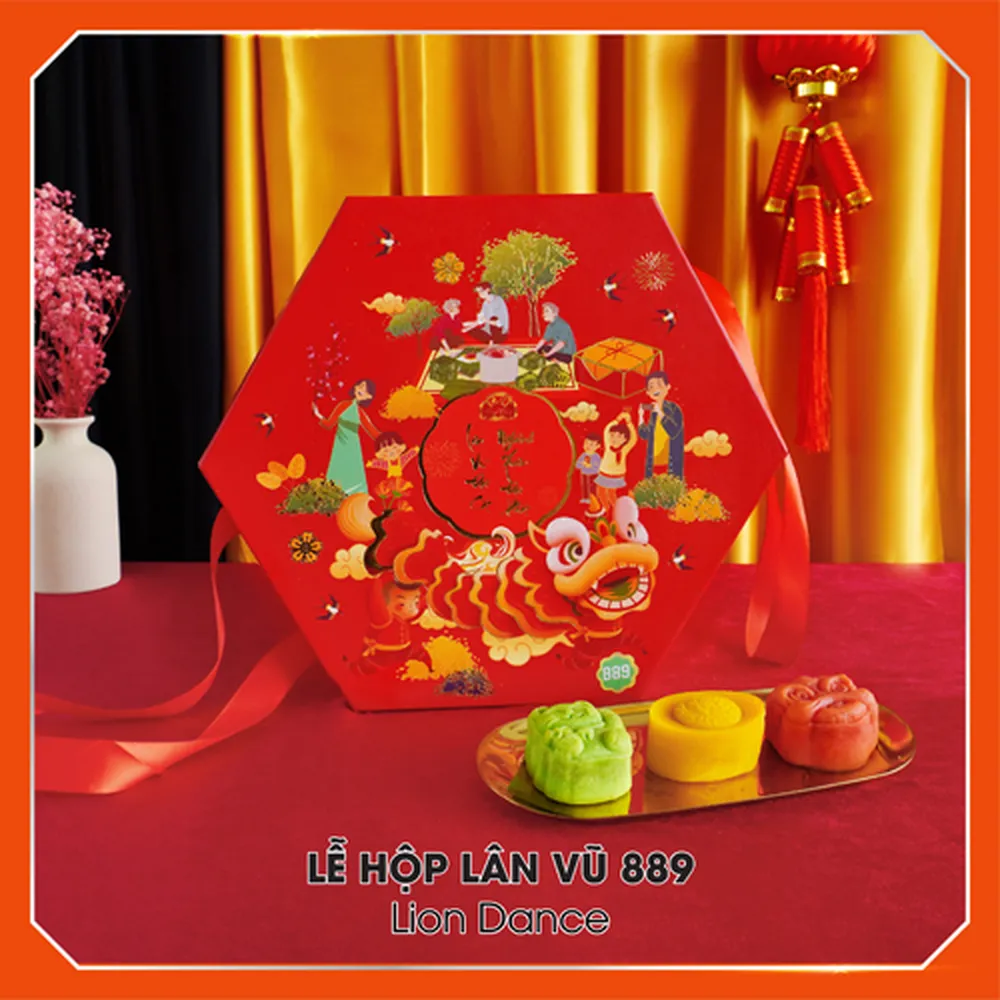 Hộp quà tết Lân Vũ Đại Phát 889