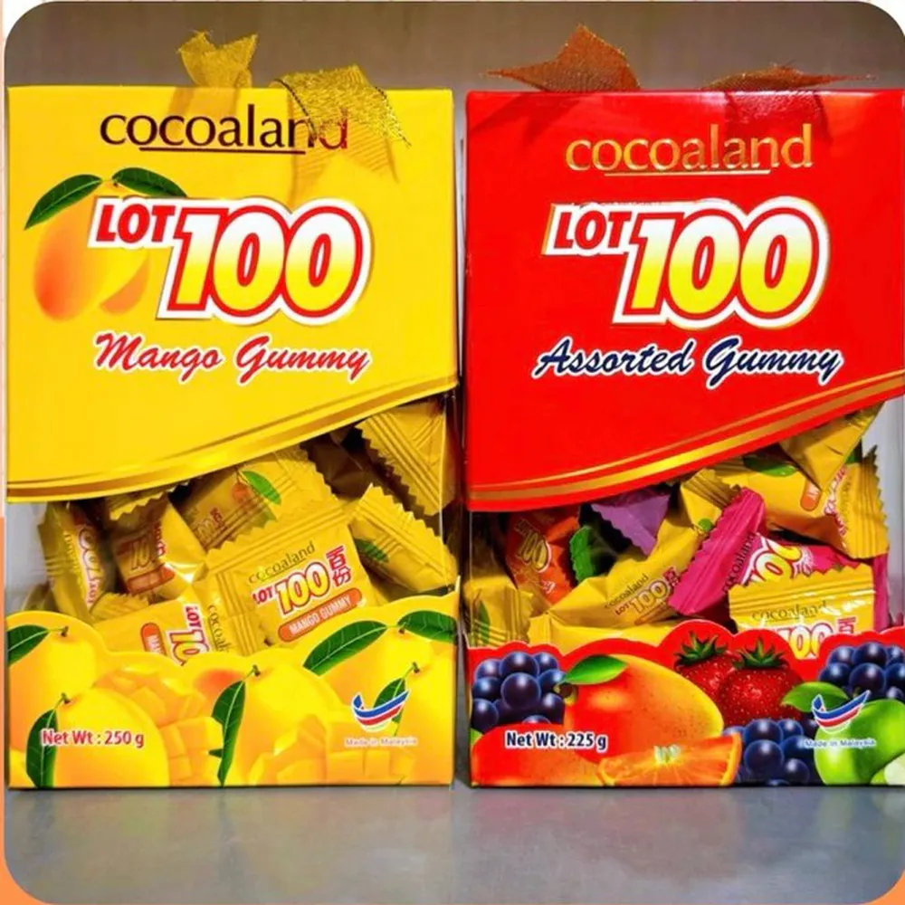Kẹo LOT100 HG 225g (tổng hợp, xoài)