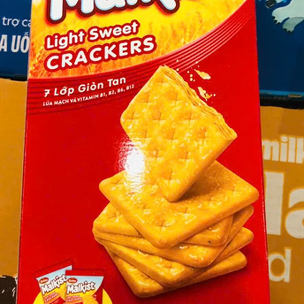 Bánh quy giòn Malkist phủ đường 168g