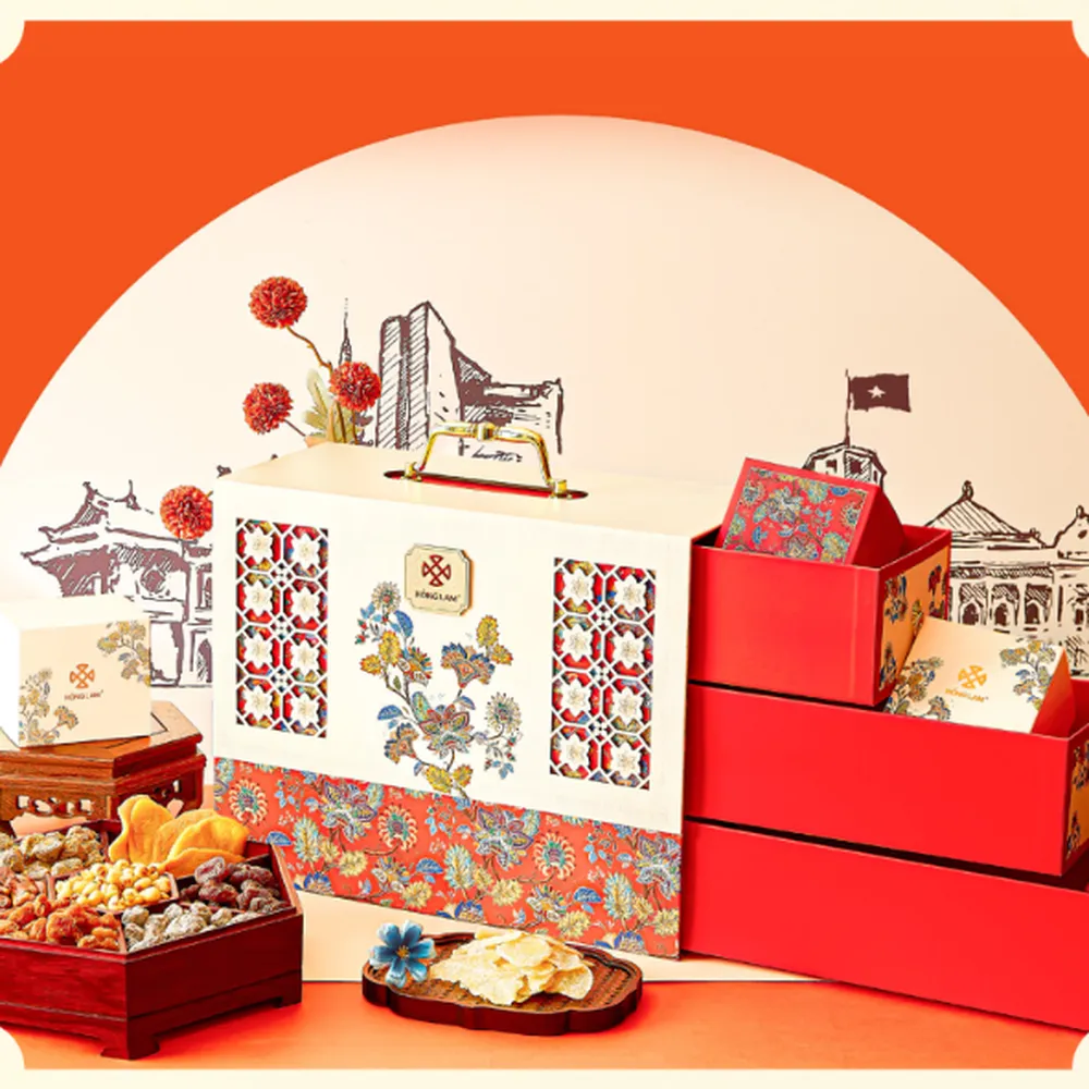 Hộp quà tết Hồng Lam 2