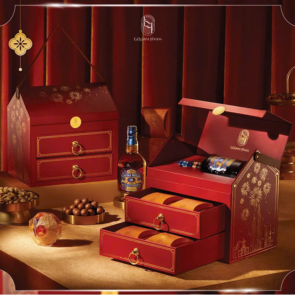 Hộp quà tết lacharm foods 1