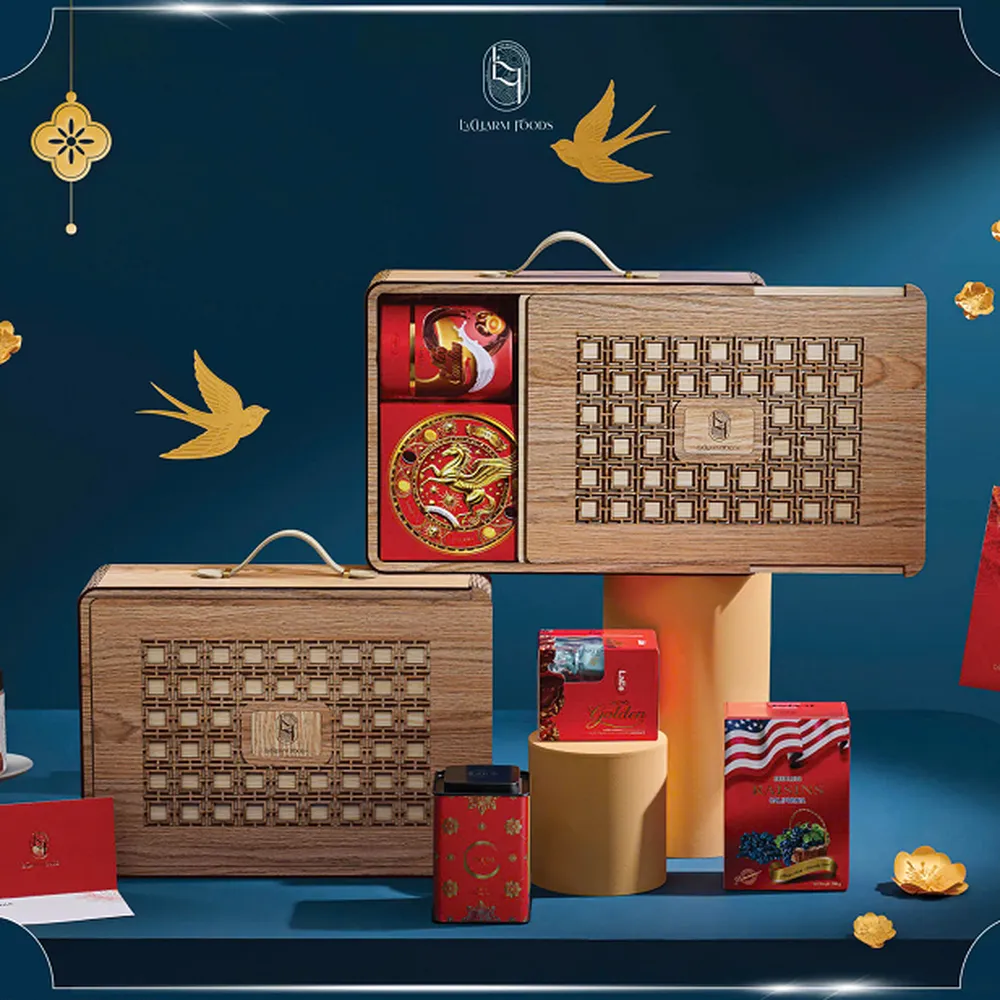 Hộp quà tết lacharm foods 13