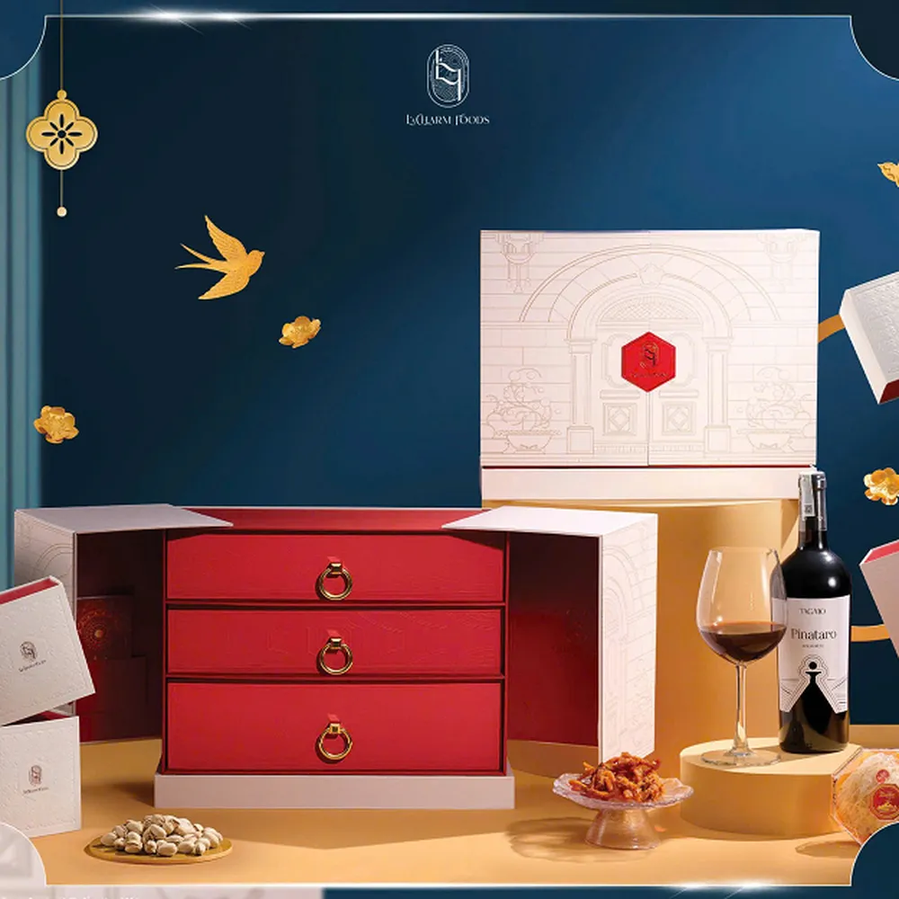 Hộp quà tết lacharm foods 3