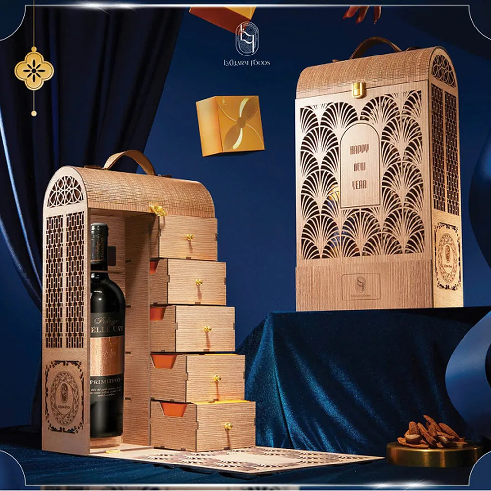 Hộp quà tết lacharm foods 5