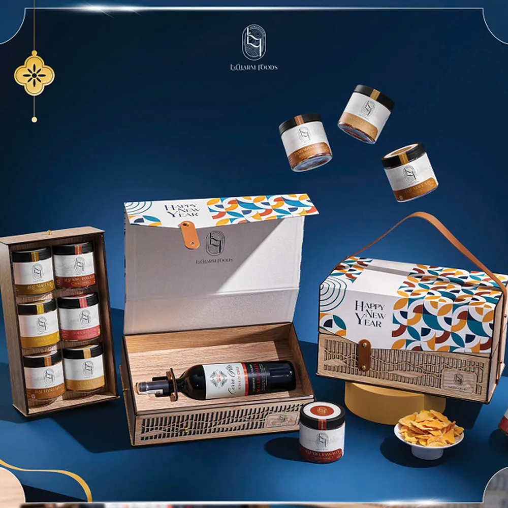 Hộp quà tết lacharm foods 8