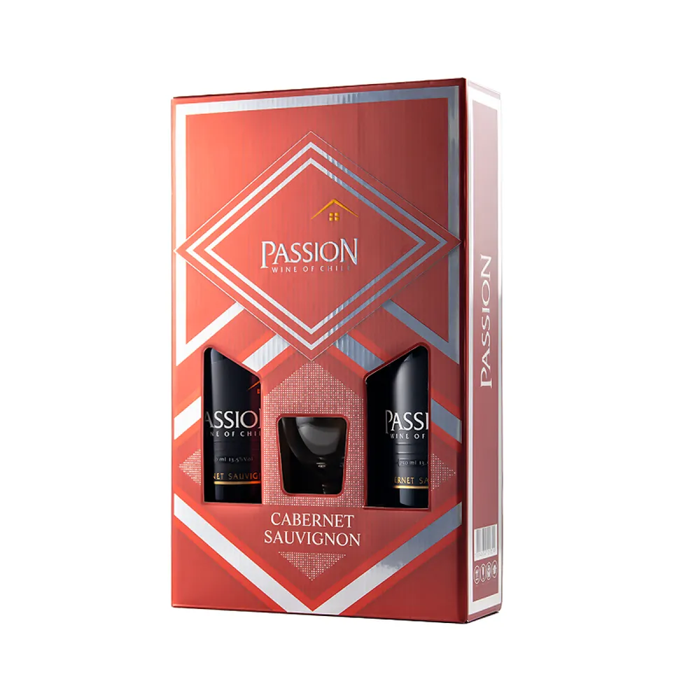 Hộp Quà Passion Đỏ ( 2 Chai + 1 Ly )