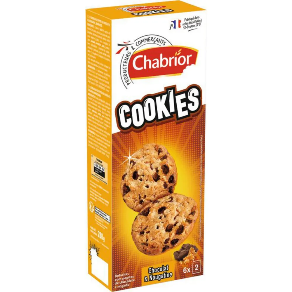 Bánh Chabrior Cookies Chocnoug 200g