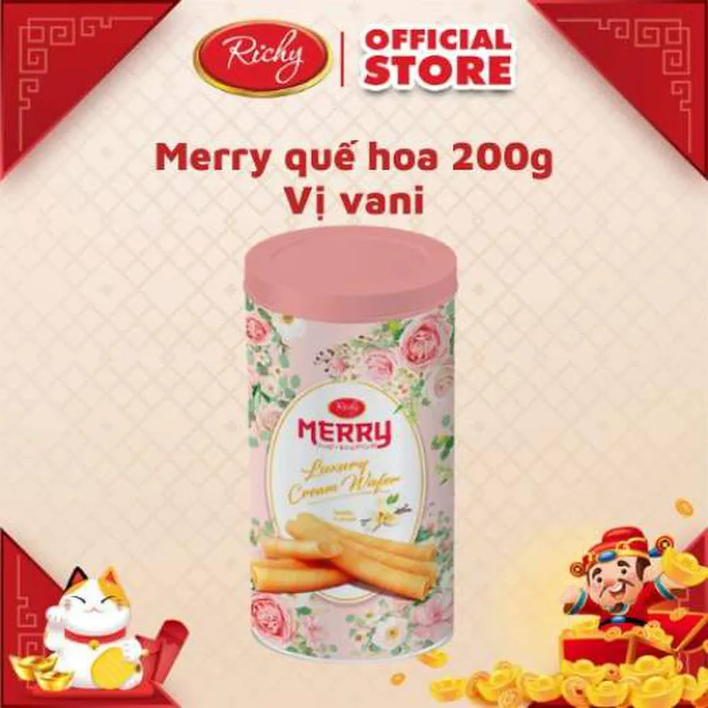 Bánh Merry quế hoa hồng 200g Cam