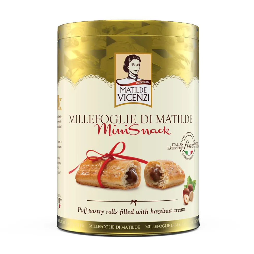 Bánh Ngàn Lớp Minisnack Nhân Kem Hạt Phỉ Matilde Vicenzi 150G