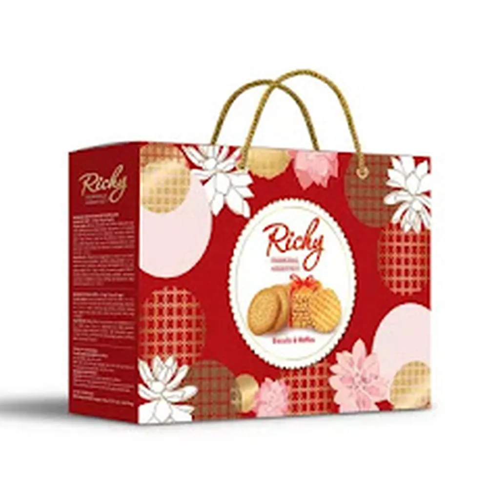 Bánh Richy quai xách hoa 369g