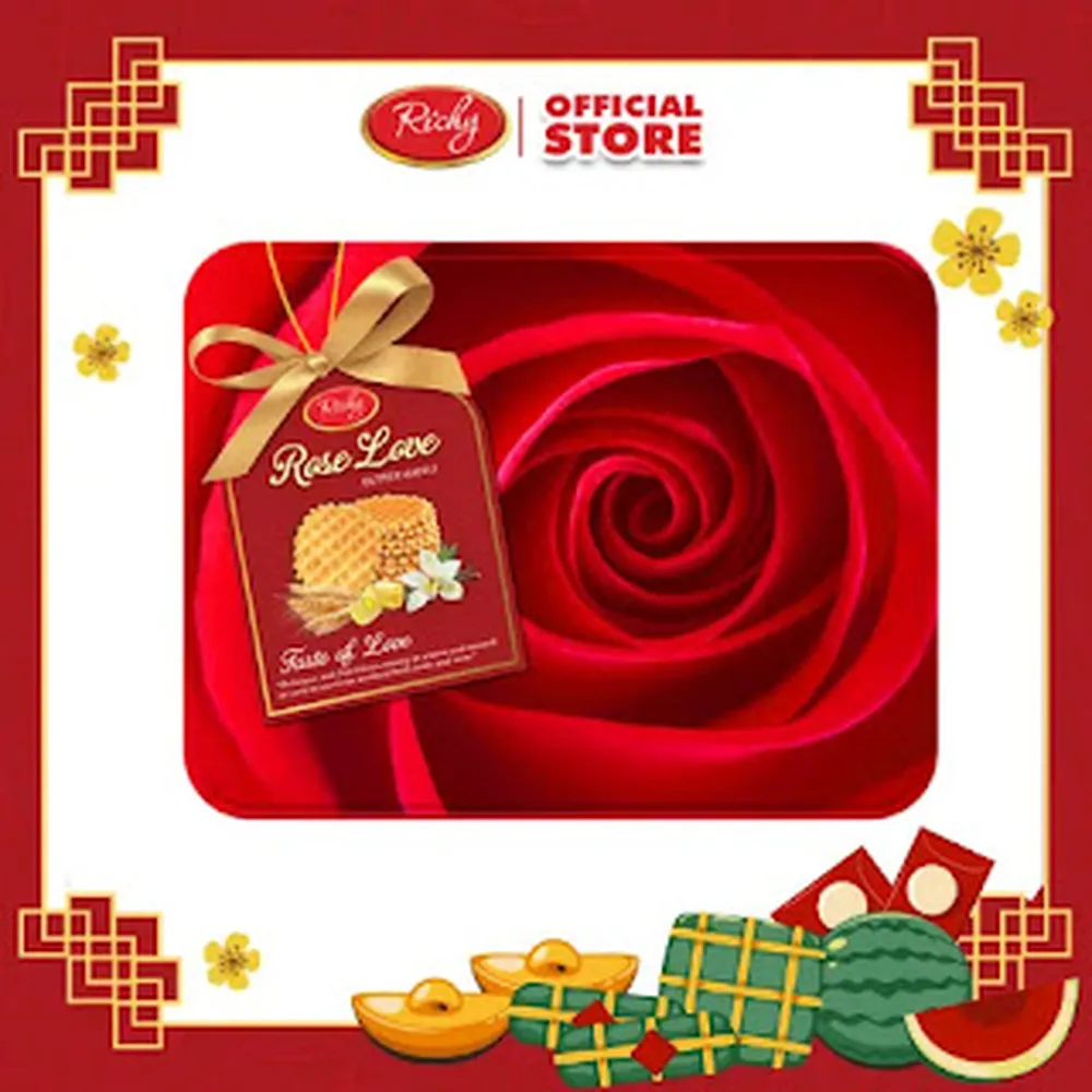 Bánh Richy Rose Love 255g