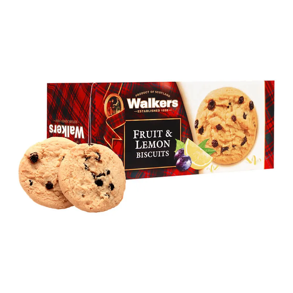 Bánh Walkers Biscuits Fruit & Lemon 150g