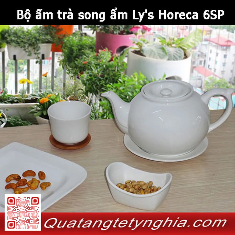 Bộ ấm trà song ẩm Ly's Horeca 06sp