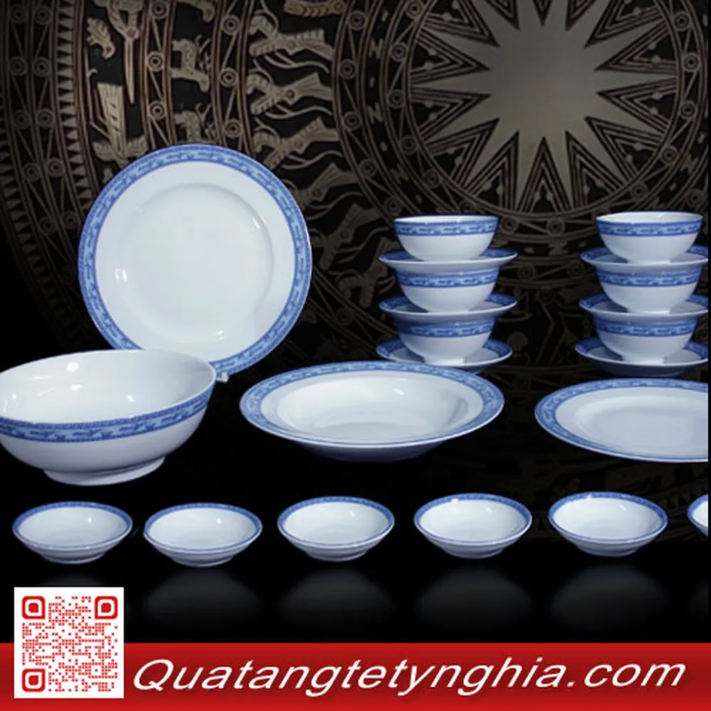 Bộ bàn ăn 22sp Chim Lạc