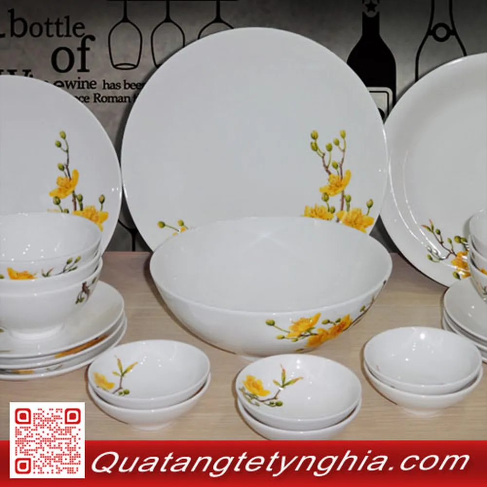 Bộ bàn ăn 22sp daisy IFP Hoàng mai