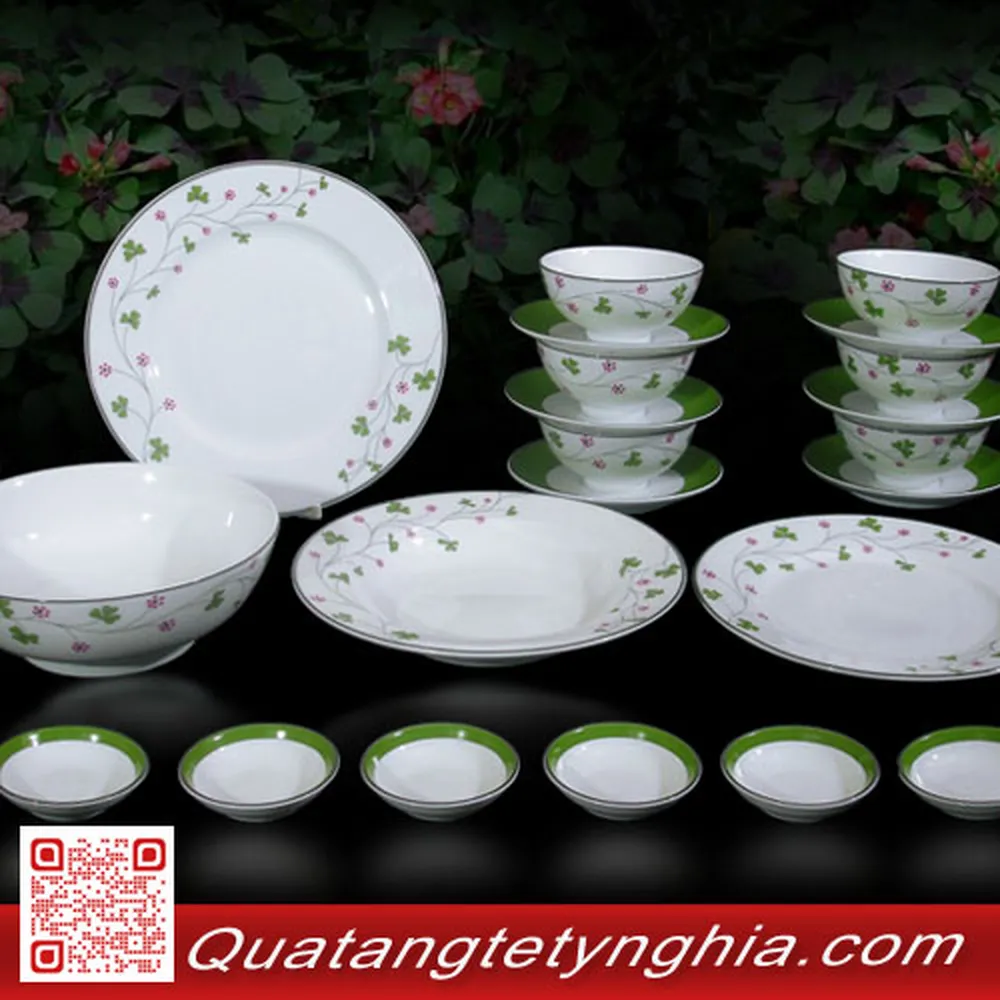 Bộ bàn ăn 22sp Hoa May Mắn