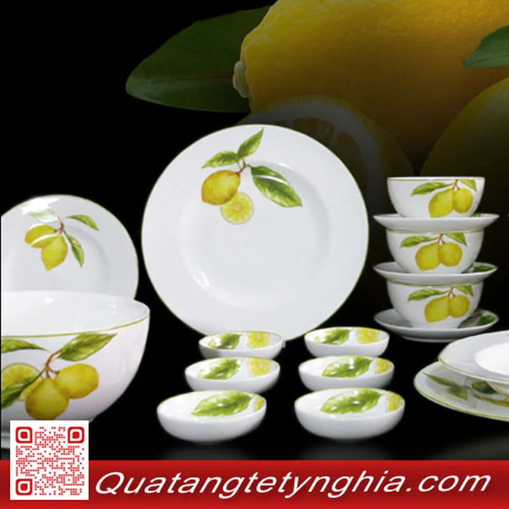 Bộ Bàn Ăn 23sp Quả Chanh