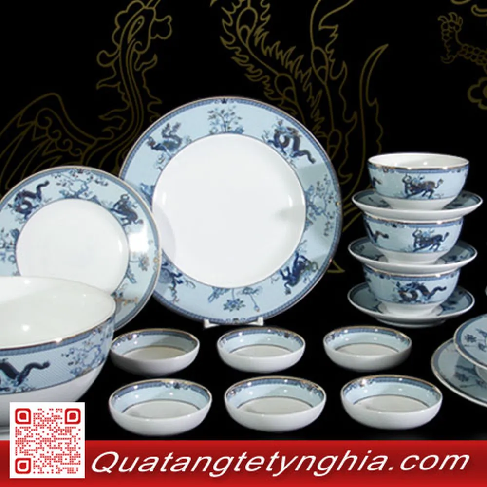 Bộ bàn ăn 23sp Tứ Linh