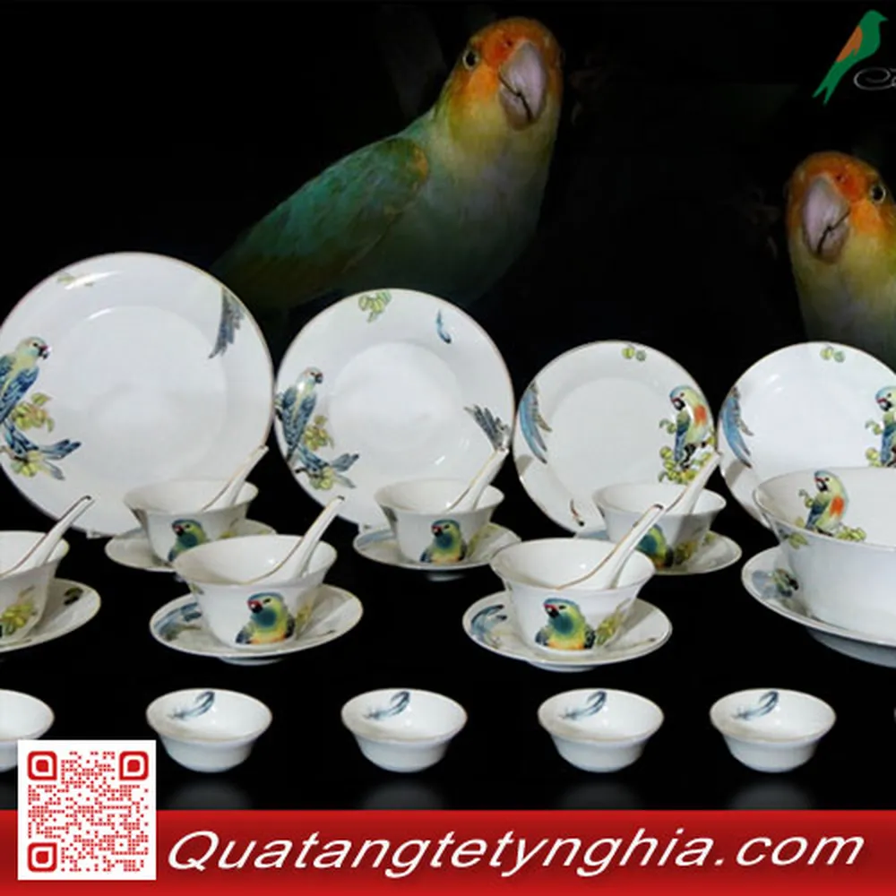 Bộ bàn ăn 30sp Hoàng Yến