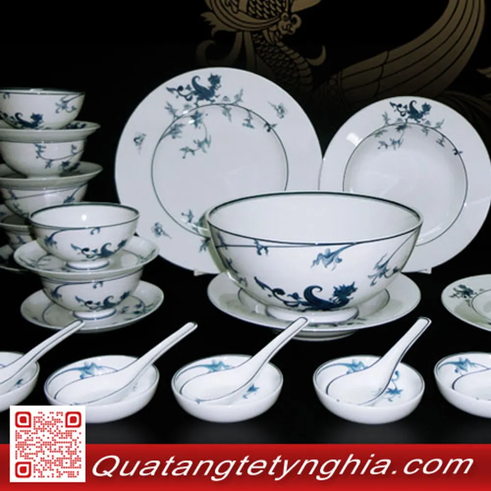 Bộ bàn ăn 30sp Lạc Hồng