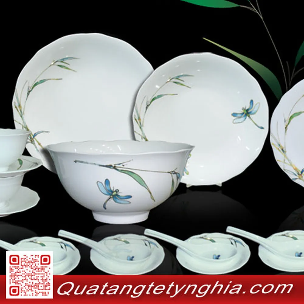 Bộ bàn ăn 30sp Thanh trúc