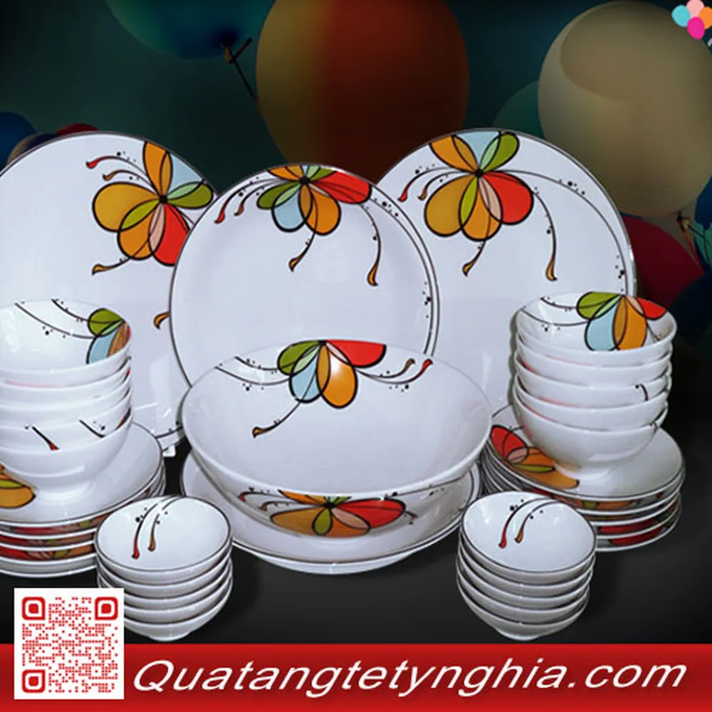 Bộ bàn ăn 35sp Bóng bay