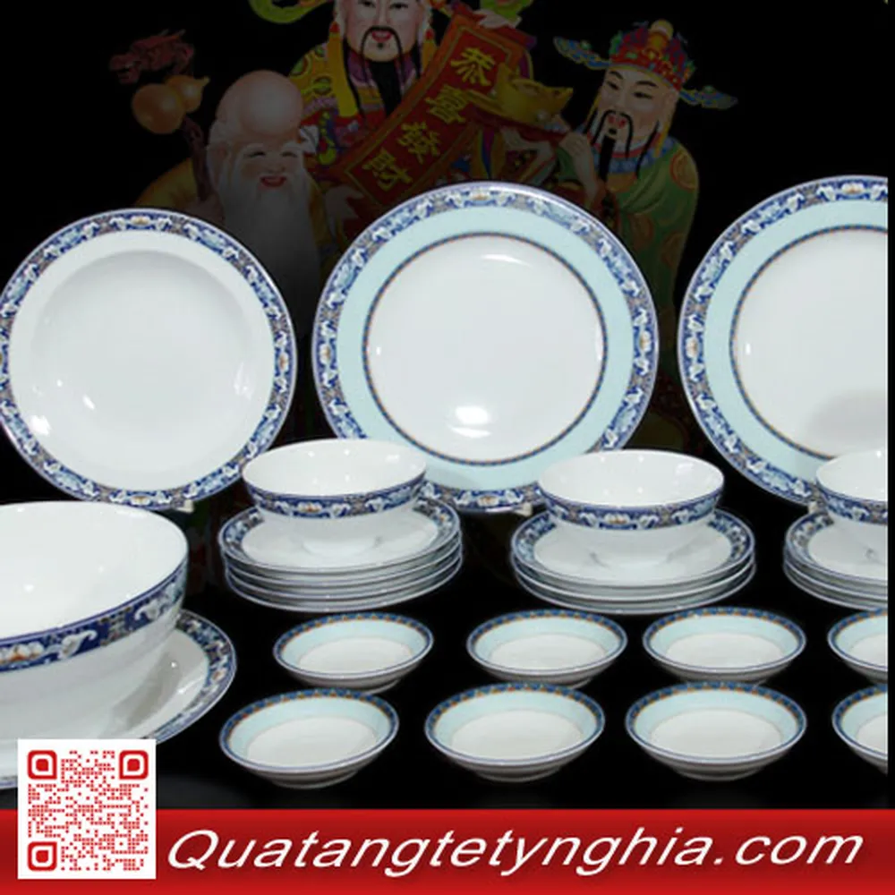 Bộ Bàn Ăn 35sp Phúc Lộc Thọ