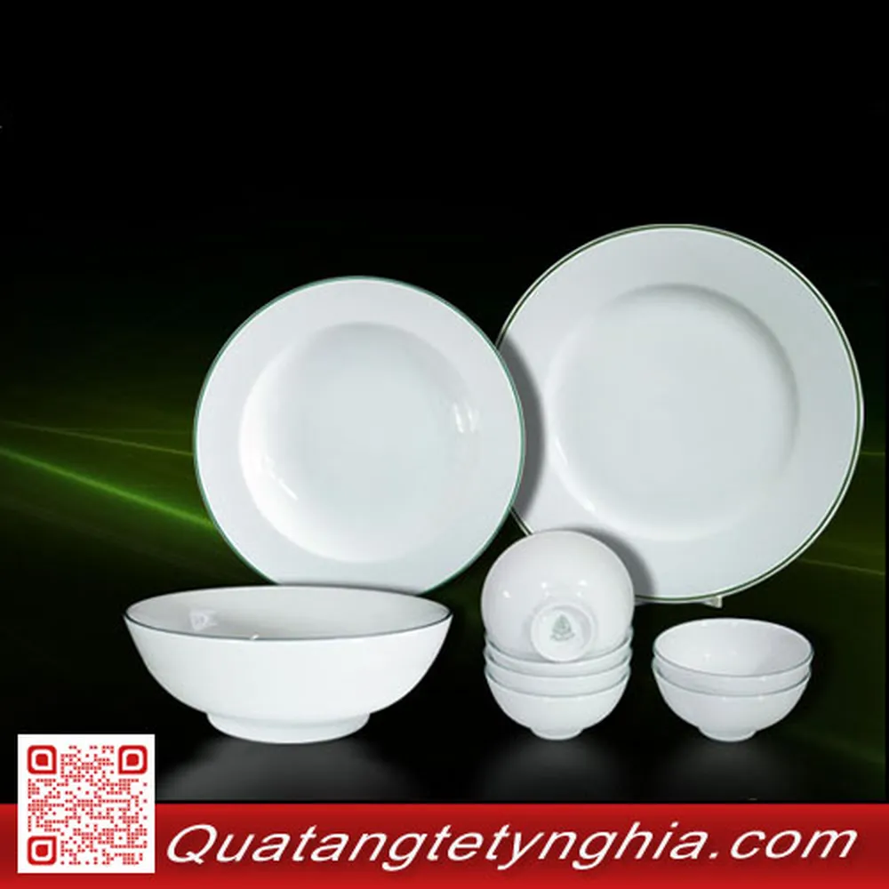 Bộ bàn ăn 9sp Chỉ Xanh Lá