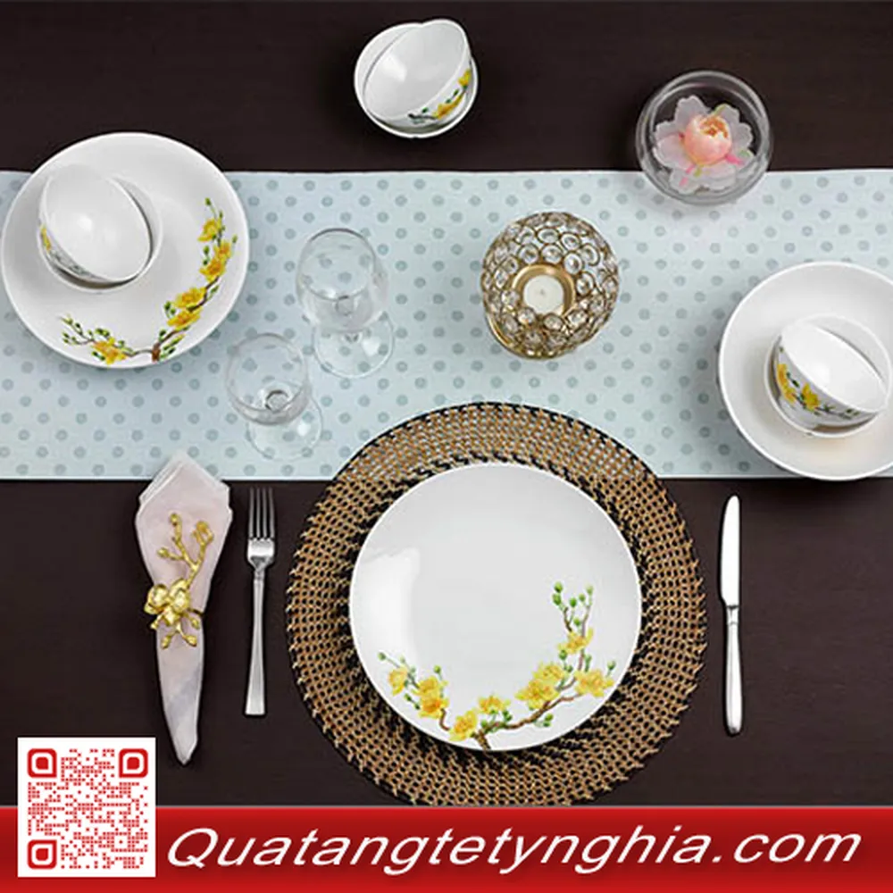 Bộ bàn ăn Daisy IFP Hoàng Mai  09sp