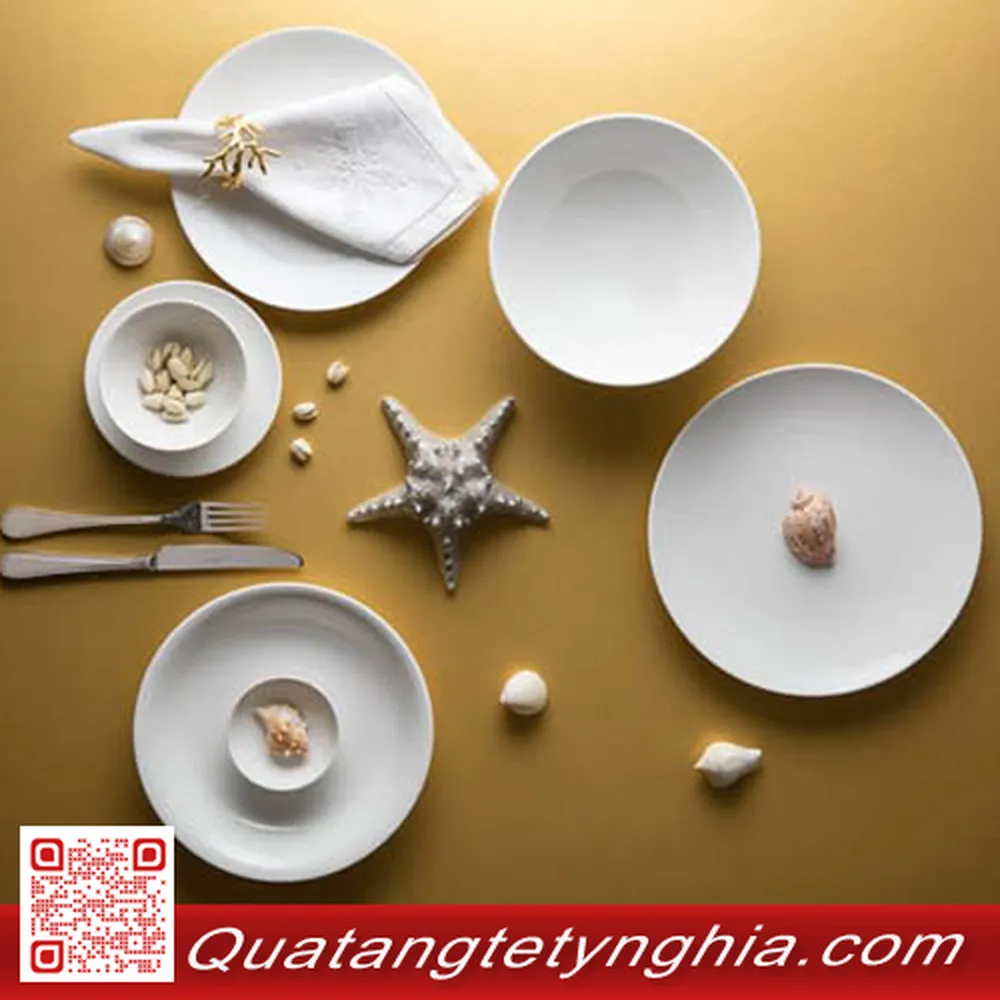 Bộ bàn ăn Daisy IFP Trắng 09sp